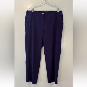 Chico’s Additions Purple Lightweight Pants Womens Size 2 Short US 12P‎ (1790)
